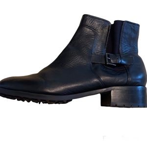 Easy Spirit Intrigue Black Leather Boots